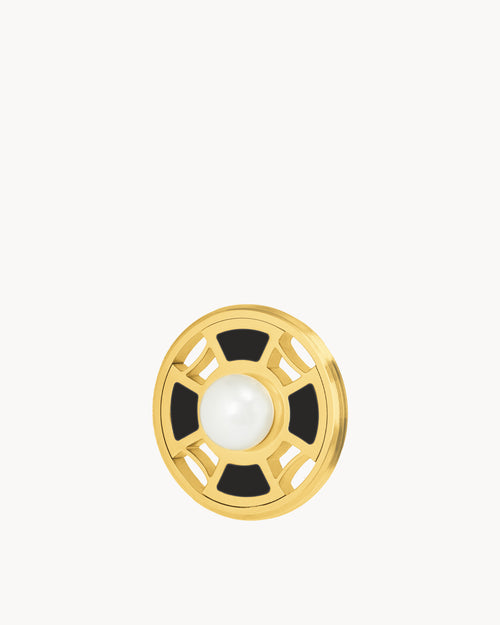 Timeless Maltese Cross Twist Coin, Gold