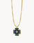Blue Octagon Kavallier Necklace