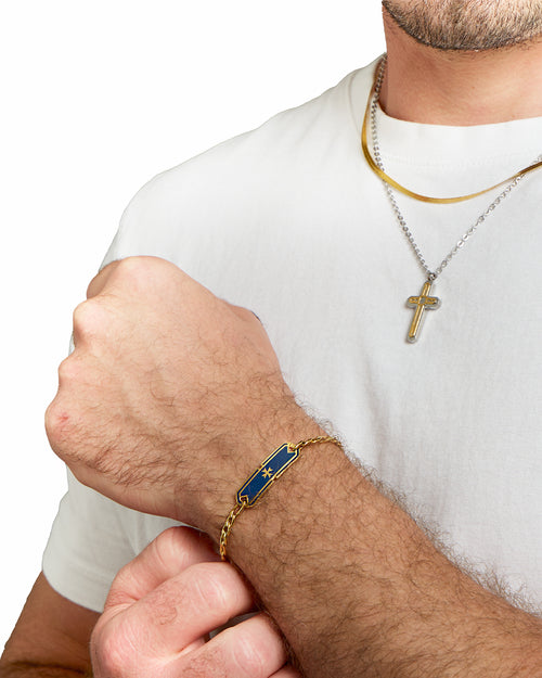 Blue Octagon Kavallier Bracelet