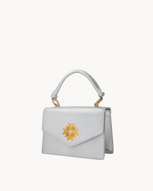 Moonlit Silver Kavallier Handbag