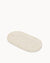Carrara terrazzo on White Oval Trinket Small