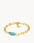 Serenity Blue Lovebug Charm Bracelet