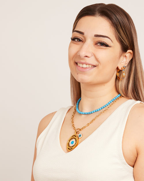 Luzzu Eye Twist Pendant
