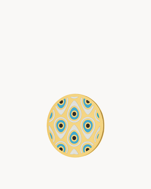 Luzzu Eye Print Twist Coin