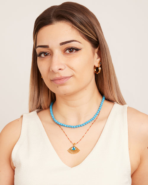 Luzzu Eye Halo Pendant