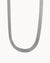 Mesh Ribbon Silver Choker