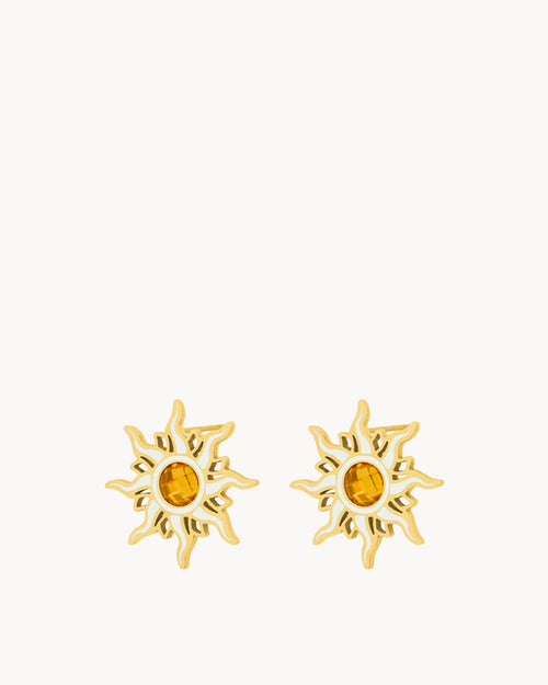 Happiness Sun Stud Earrings