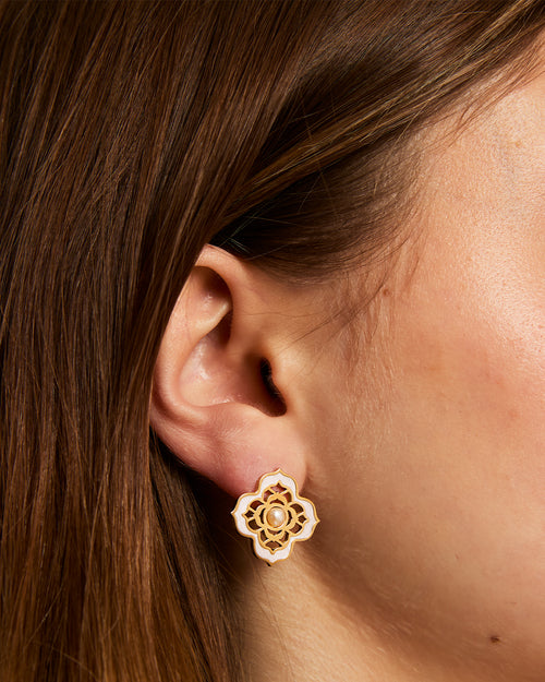 Timeless Pearl Pink Bizzilla Stud Earrings