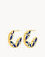 Ġnejna Maduma Reversible Hoop Earrings