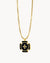 Black Octagon Kavallier Necklace