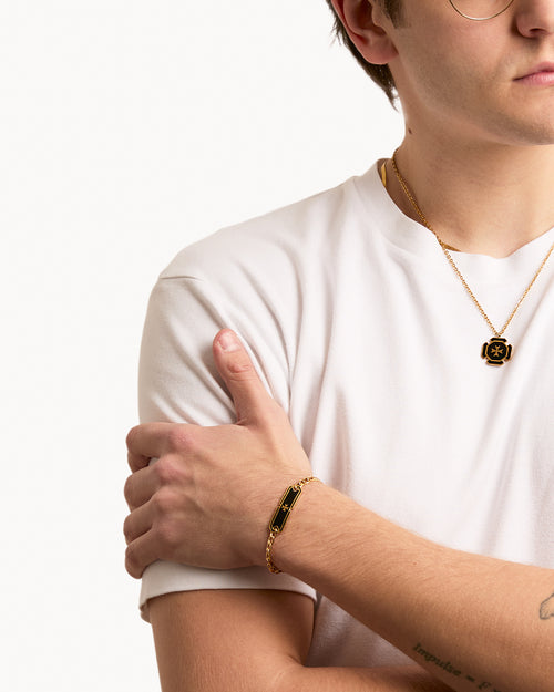Black Octagon Kavallier Bracelet