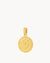 Ten Cents Munita Pendant, Gold