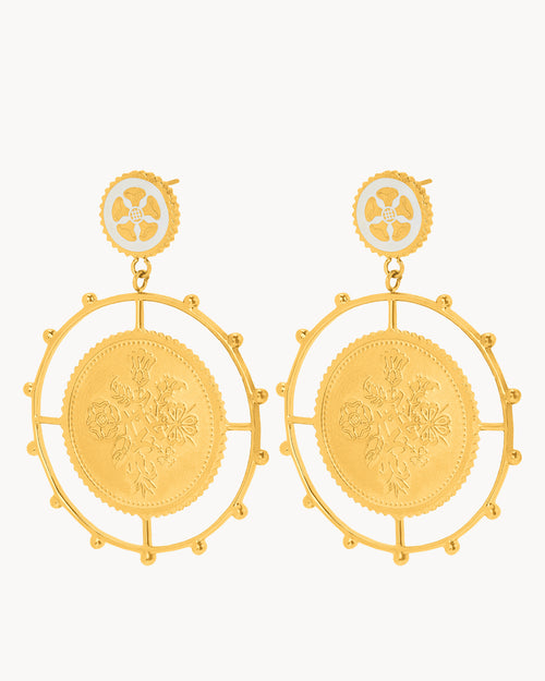 Six Pence Munita Statement Dangling Earrings