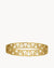 Hollow Link Heart Bangle
