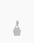 Pet's Friend Engravable Paw Pendant, Silver