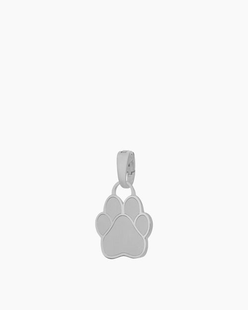 Pet's Friend Engravable Paw Pendant, Silver