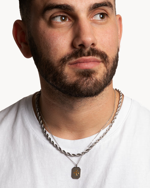 Thick Rope Silver Chain