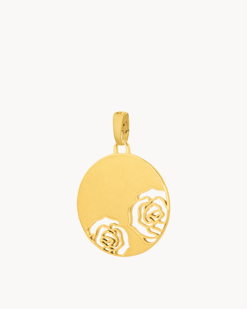 Rose Engravable Pendant