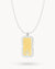 Maltese Cross Engravable Dog Tag Necklace