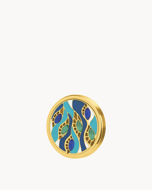 Peacock Feather Twist Coin