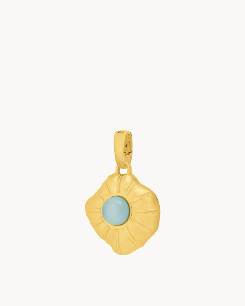 Positivity Shell Pendant, Gold