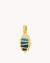 Blue Grotto Pendant, Gold