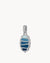 Blue Grotto Pendant, Silver