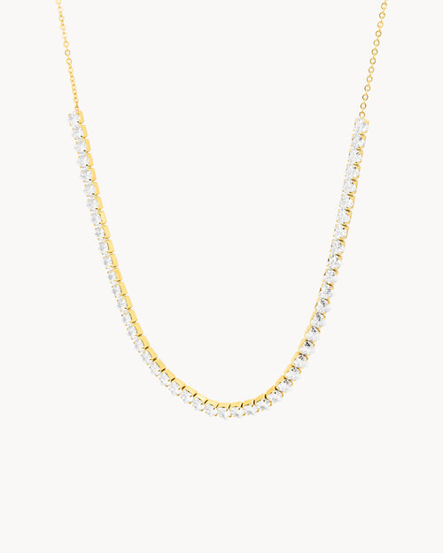 White Heart Starlight Adjustable Choker