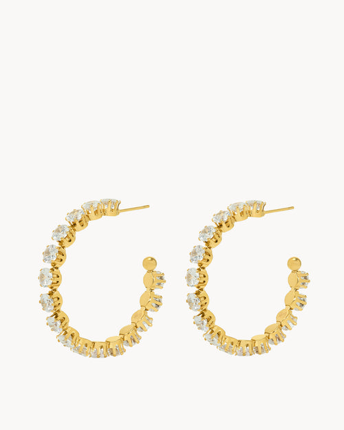 Starlight Statement Hoop Earrings