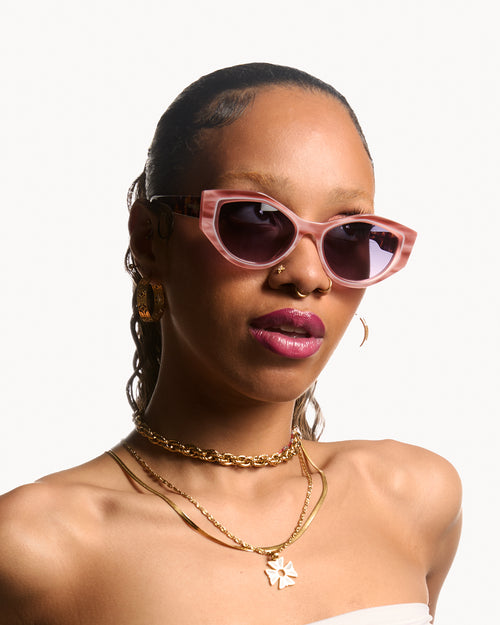 Zest Pink Tortoise Shell Sunglasses