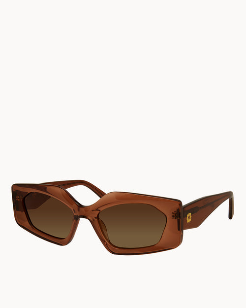 Nova Chestnut Brown Sunglasses