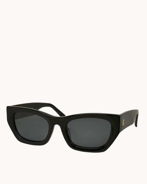 Slick Black Sunglasses