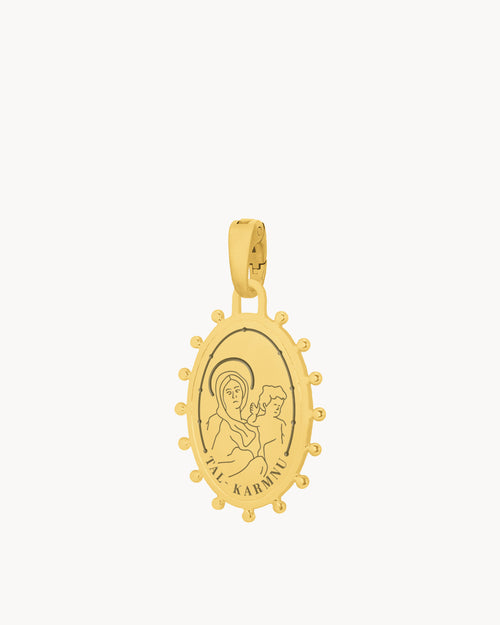 Madonna Tal-Karmnu Pendant, Gold