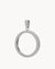 Twist Pendant, Silver