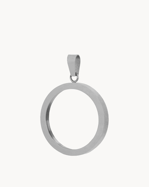 Twist Pendant, Silver