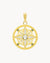 Compass Pendant, Gold