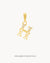 H Dainty Siġill Initial Pendant