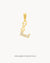 L Dainty Siġill Initial Pendant
