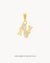 N Dainty Siġill Initial Pendant