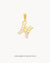 W Dainty Siġill Initial Pendant