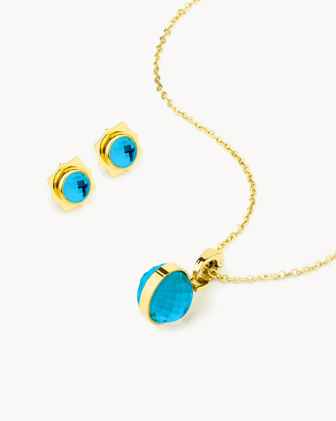   Birthday Little Moments Necklace and Stud Earrings Set, Gold