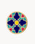 Friendship Flower Maduma Twist Coin, Gold