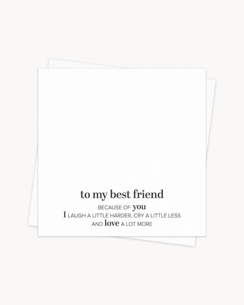 Best Friend Gift Card