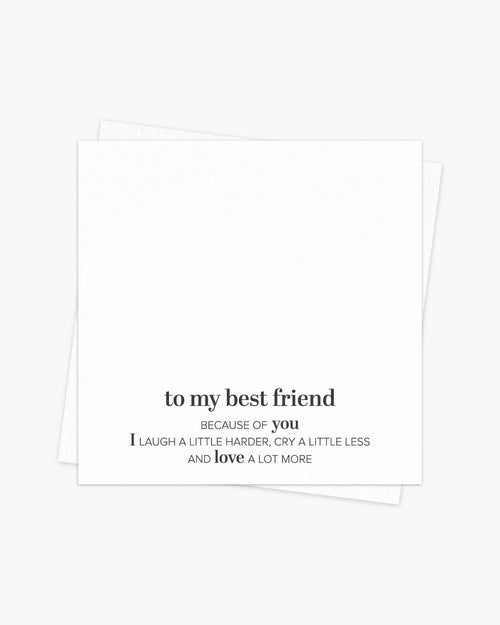 Best Friend Gift Card