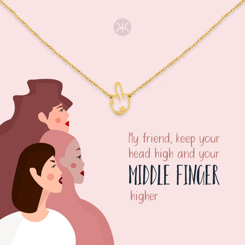 Middle Finger Tribe Necklace