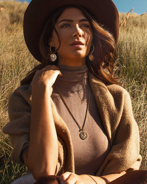 Dreamcatcher Pendant, Gold