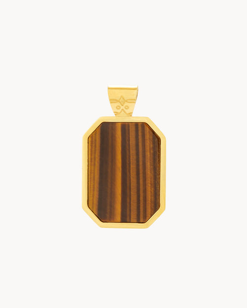 Resilience Octagon Pendant, Gold