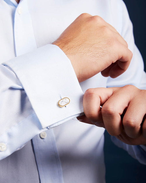 Ambition Cufflinks, Gold