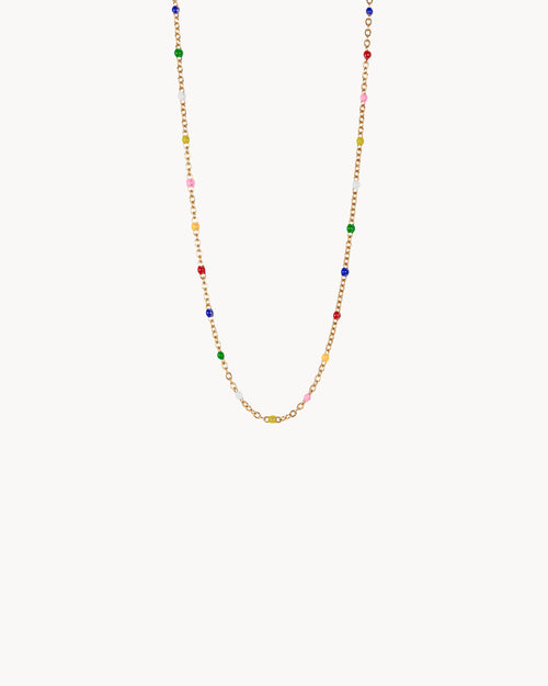 Rainbow Dainty Ball Chain