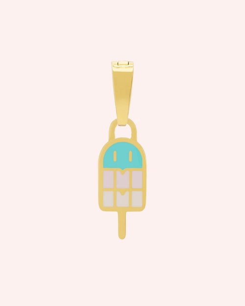 Ice Lolly Pendant, Gold